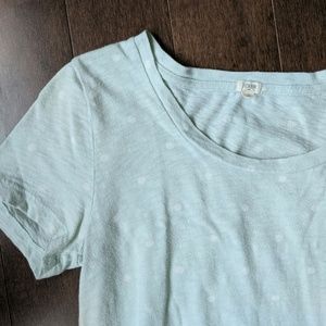 J. Crew Soft Polka Dot T-shirt